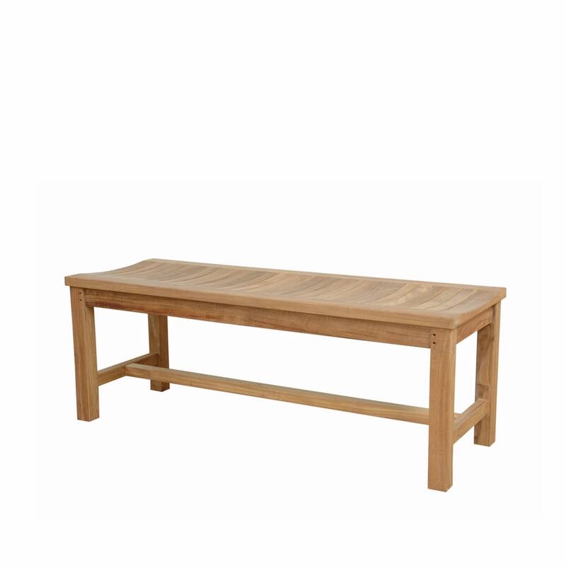 Madison Teak Outdoor Bench N/A On Sale Bed Bath & Beyond 38312152